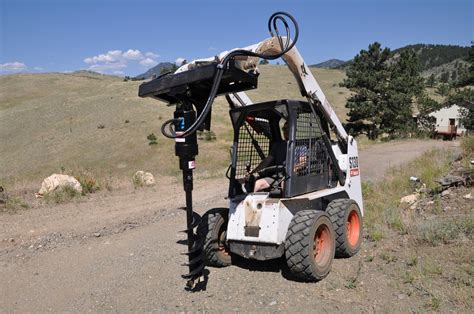 skid steer with digger rent|post hole digger rental menards.